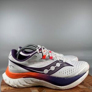 Saucony Endorphin Speed 4 Womens Running Shoes White Purple Orange S10940-129 11